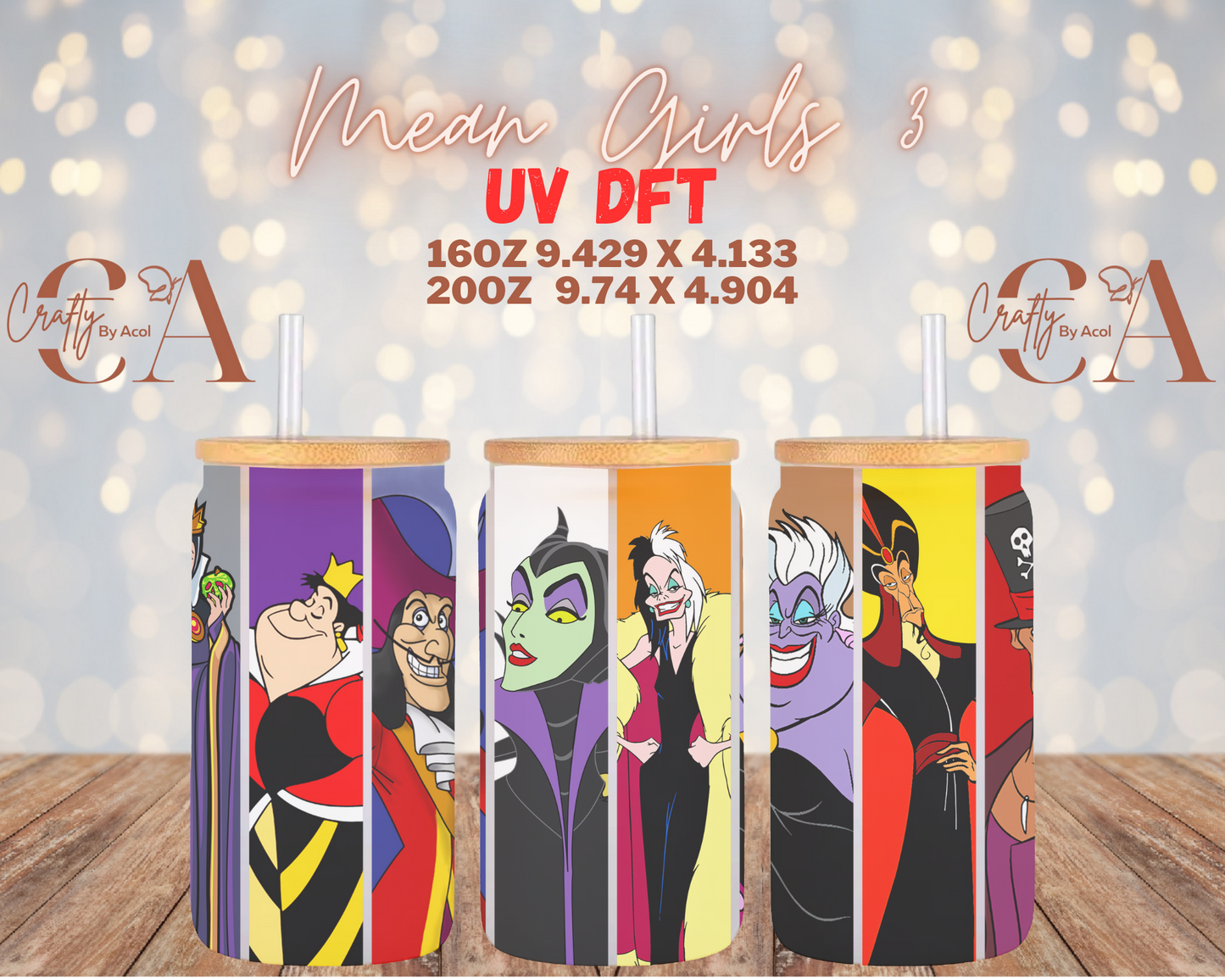 Mean Girls 3 UV DFT Cup Wrap