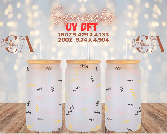 Squiggles UV DFT Cup Wrap
