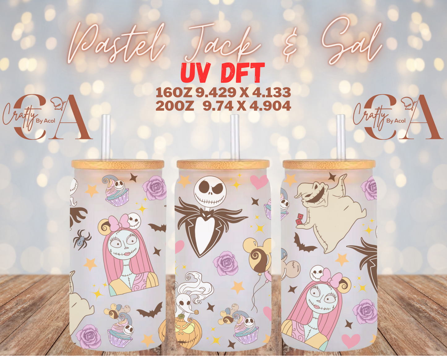 Pastel Jack & Sal UV DFT Cup Wrap