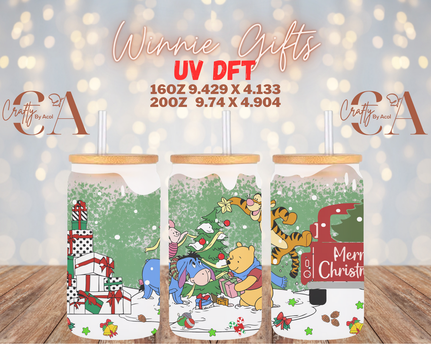 Winnie Gifts UV DFT Cup Wrap