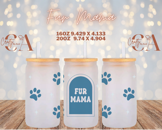 Fur Mama Vinyl Can Wrap