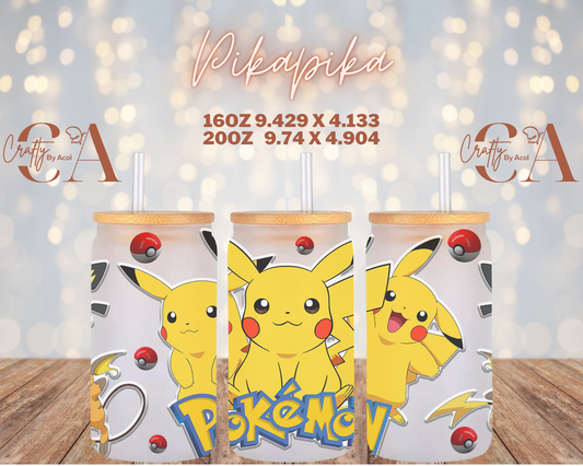 Pikapika Vinyl Can Wrap