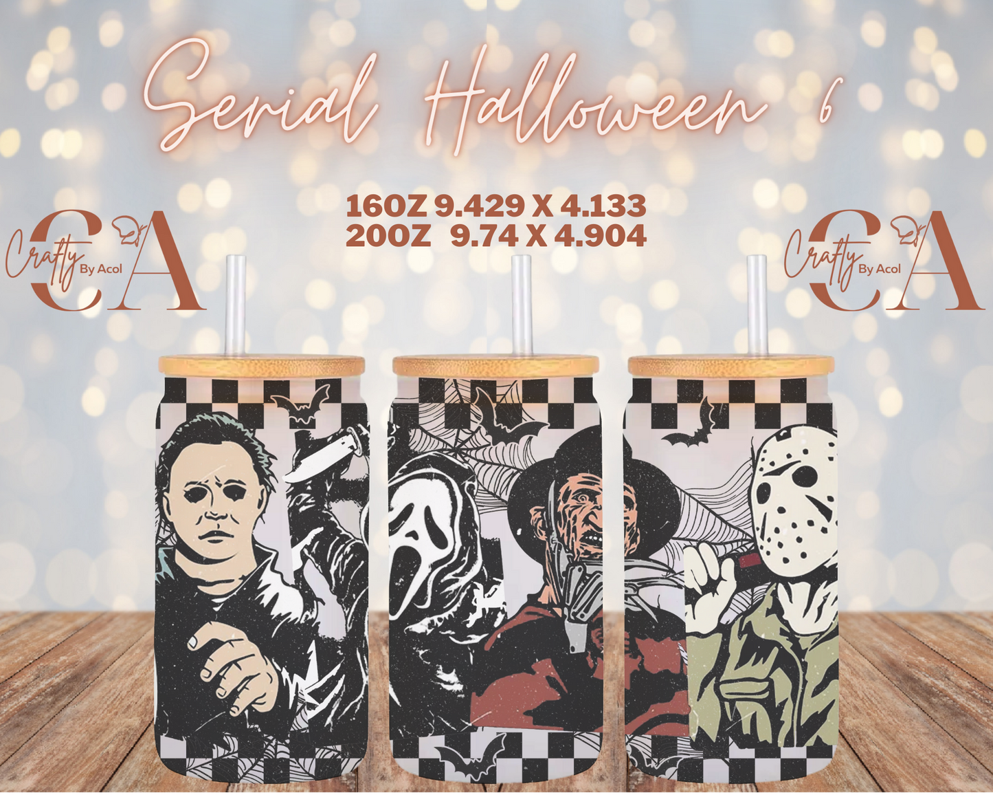 Serial Halloween 6 Vinyl Can Wrap