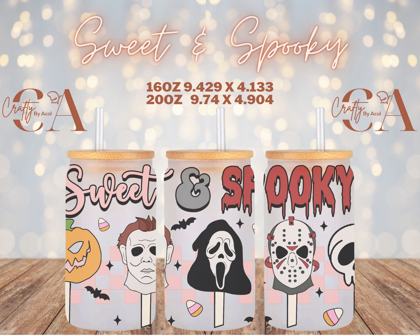 Sweet & Spooky Vinyl Can Wrap