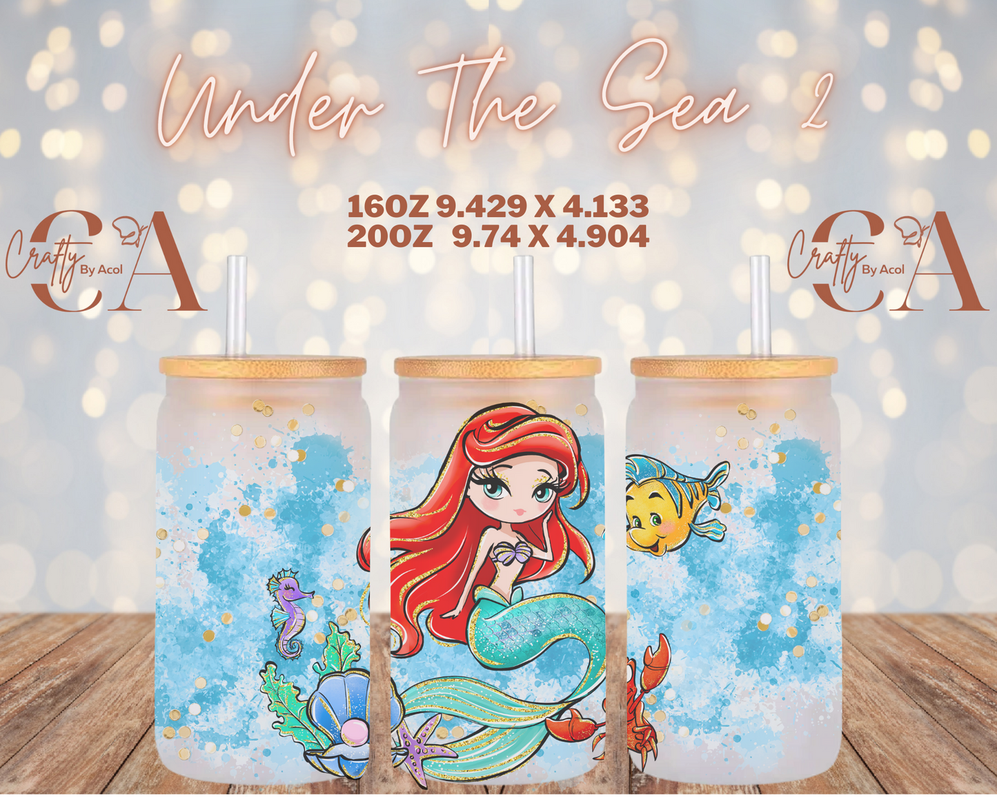 Under The Sea 2 Vinyl Can Wrap