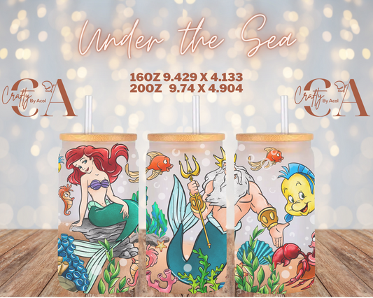 Under the Sea  Vinyl Can Wrap