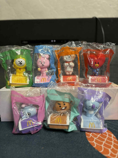 BT21 7PCS BTS x Figure Official COOKY CHIMMY MANG TATA SHOOKY RJ KOYA