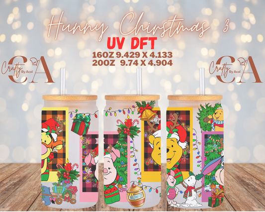 Hunny Christmas 3 UV DFT Cup Wrap