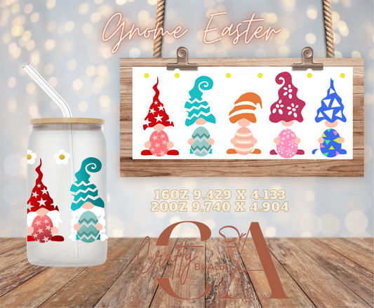 Gnome Easter Vinyl Can Wrap