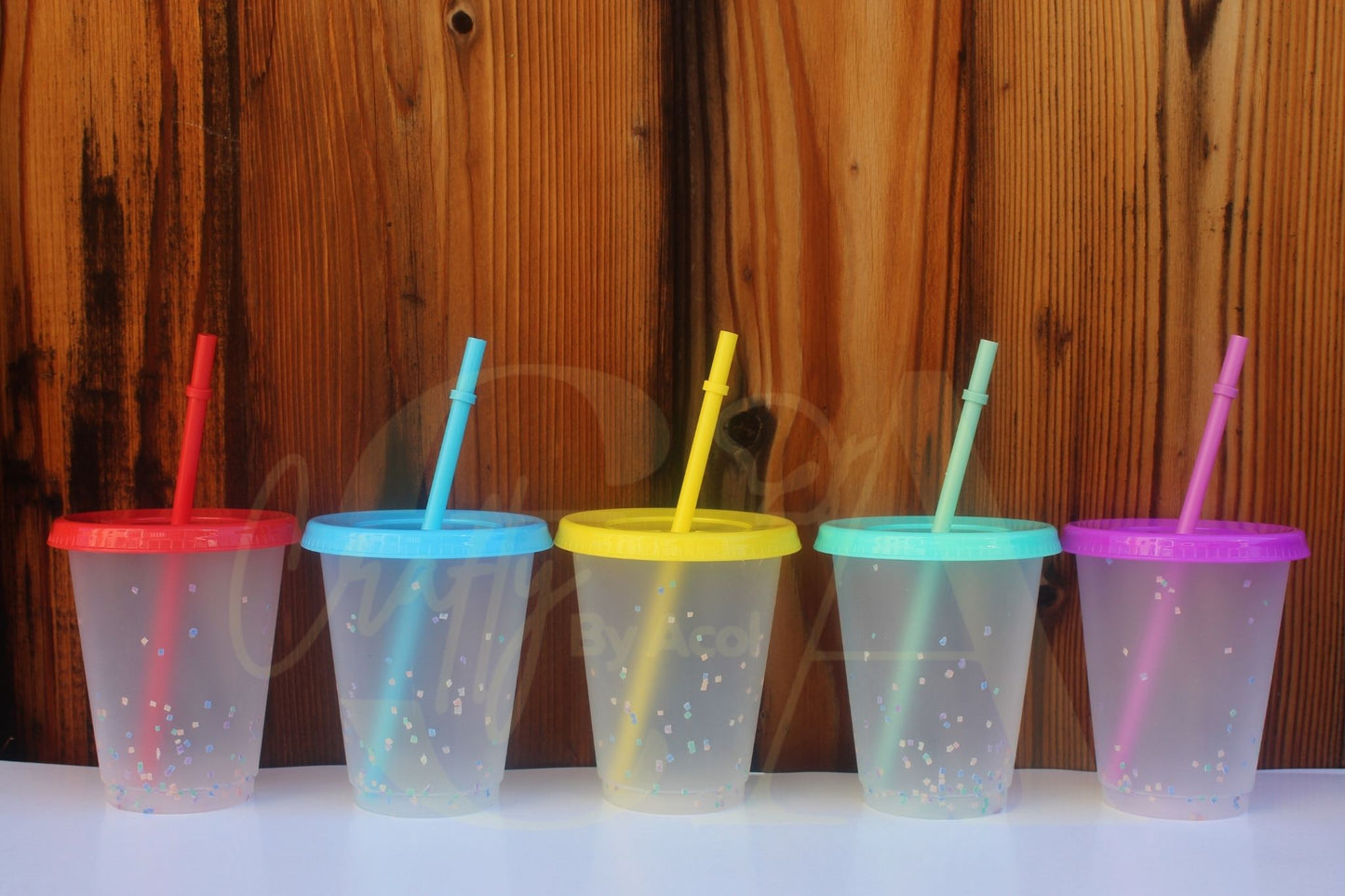 16oz Confetti Sprinkles Cold Cups