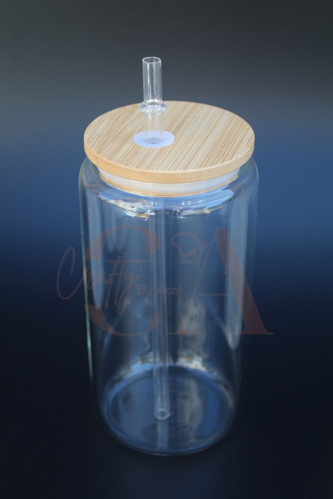 16oz / 20oz Sublimation Clear Beer Glass