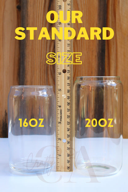 16oz/ 20oz Sublimation Frosted Beer Glass