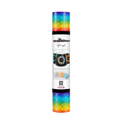 (TECKWRAP) Holo Rainbow Pattern Adhesive Vinyl